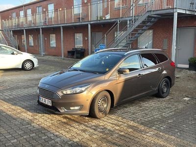 Brugt Ford Focus Titanium 125 HK (91 kW) 2018 Brunmetal Hatchback