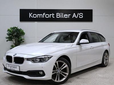 Hvid Brugt 2017 BMW 320 Advantage Sedan | 149.800 kr. (Lidt for dyr)