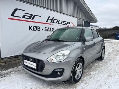 Brugt Suzuki Swift Style 90 HK (66 kW) 2017 Sølvmetal Hatchback