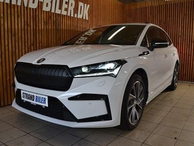 Hvid Brugt 2021 Skoda Enyaq iV SportLine SUV | 274.800 kr. (Fair pris)