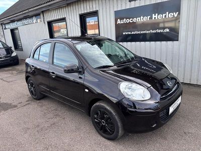 Brugt Nissan Micra Acenta 80 HK (58 kW) 2012 Sortmetal Hatchback