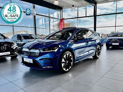 Blåmetal Brugt 2023 Skoda Enyaq iV SportLine SUV | 329.700 kr. (Fair pris)