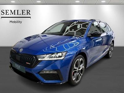 Blåmetal Brugt 2022 Skoda Octavia RS Stationcar | 274.900 kr. (Lidt for dyr)