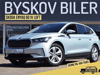 Sølvmetal Brugt 2021 Skoda Enyaq iV Loft SUV | 208.995 kr. (Fair pris)