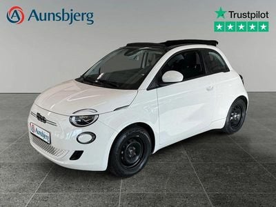 Hvid Brugt 2023 Fiat 500e Icon Cabriolet | 164.500 kr. (Lidt for dyr)