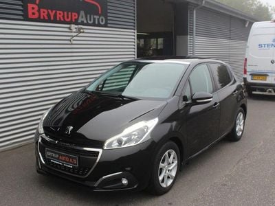 Sortmetal Brugt 2019 Peugeot 208 Signature Sky Hatchback | 82.990 kr. (Fair pris)
