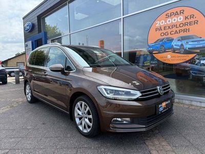 Brunmetal Brugt 2016 VW Touran Highline MPV | 174.900 kr. (God pris)