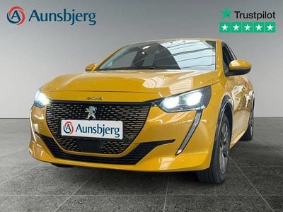 Gul Brugt 2021 Peugeot e-208 Allure Hatchback | 129.500 kr. (Fair pris)