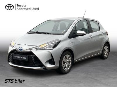 Brugt Toyota Yaris H2 100 HK (73 kW) 2018 Sølv Hatchback