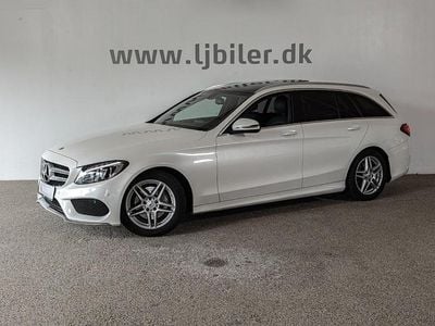 Hvidmetal Brugt 2015 Mercedes C220 AMG line Stationcar | 219.800 kr. (Lidt for dyr)