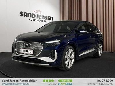 Blåmetal Brugt 2024 Audi Q4 Sportback e-tron S-Line SUV | 274.900 kr. (God pris)