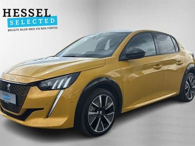 Gul Brugt 2022 Peugeot e-208 Allure Hatchback | 154.900 kr. (Fair pris)