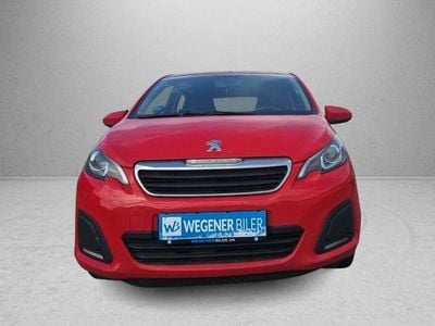 Rød Brugt 2014 Peugeot 108 Access Hatchback | 37.600 kr. (Fair pris)