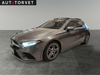 Gråmetal Brugt 2019 Mercedes A200 AMG line Hatchback | 269.700 kr. (Dyr)
