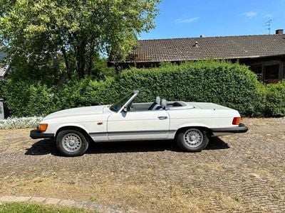 Brugt Mercedes SL380 1985 Hvid