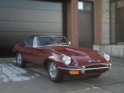 Rød Brugt 1969 Jaguar E-Type Cabriolet | 549.000 kr.