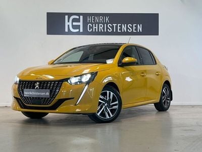 Gul faro Brugt 2020 Peugeot 208 Allure Sky Hatchback | 139.900 kr. (Fair pris)