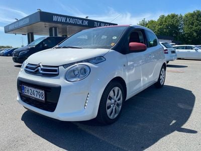 Hvid/rød. Brugt 2018 Citroën C1 PureTech Hatchback | 59.900 kr. (Fair pris)