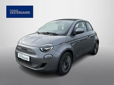 Grå Brugt 2022 Fiat 500e Icon Cabriolet | 159.900 kr. (Fair pris)