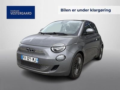 Grå Brugt 2021 Fiat 500e Icon Cabriolet | 149.700 kr. (Lidt for dyr)