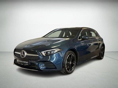 Blåmetal Brugt 2020 Mercedes A250 AMG line Hatchback | 269.900 kr. (Fair pris)