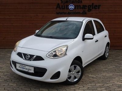 Hvid Brugt 2013 Nissan Micra Visia Hatchback | 35.000 kr. (God pris)
