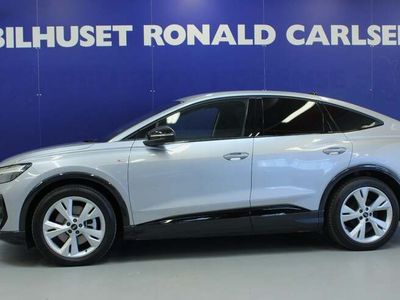 Sølvmetal Brugt 2024 Audi Q4 Sportback e-tron S-Line SUV | 409.900 kr.