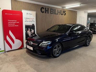 Mørkblåmetal Brugt 2018 Mercedes C220 AMG line Sedan | 209.500 kr. (Fair pris)