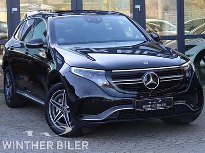 Sortmetal Brugt 2022 Mercedes EQC400 AMG line SUV | 384.900 kr. (Super pris)