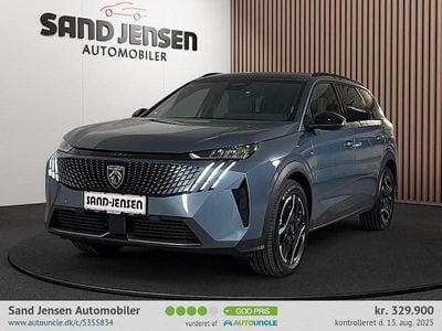 Blå Ny 2024 Peugeot e-5008 Allure SUV | 329.900 kr. (God pris)