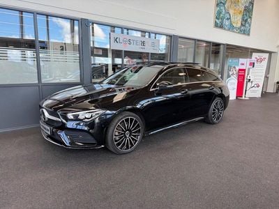 Sortmetal Brugt 2021 Mercedes CLA250e Shooting Brake AMG line Stationcar | 314.700 kr.