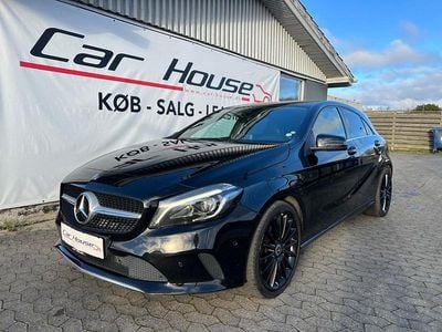 Sortmetal Brugt 2017 Mercedes A200 AMG line Hatchback | 169.900 kr. (Dyr)