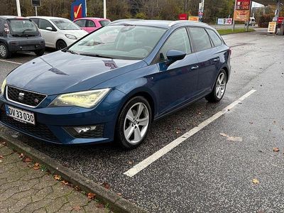 Brugt Seat Leon ST FR 150 HK (110 kW) 2016 Blå Stationcar