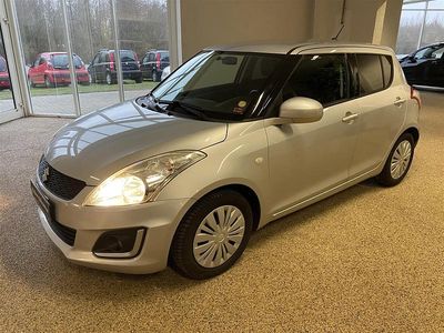 Brugt Suzuki Swift Comfort 90 HK (66 kW) 2014 Sølvmetal Hatchback