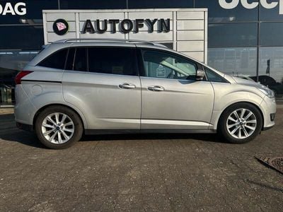 Sølvmetal Brugt 2016 Ford Grand C-Max Titanium MPV | 128.800 kr.