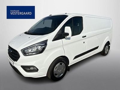 Hvid Ny 2024 Ford Transit Custom Trend Van | 259.900 kr.