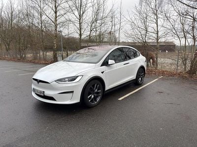 Hvidmetal Brugt 2024 Tesla Model X Long Range AWD SUV | 679.900 kr.