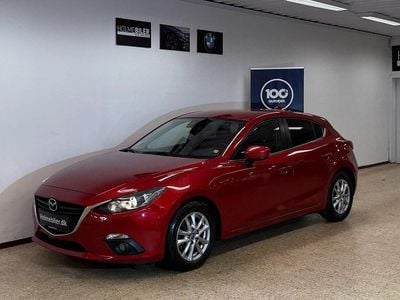 Rød Brugt 2015 Mazda 3 Optimum Hatchback | 74.800 kr. (God pris)