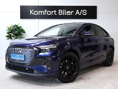Mørkblåmetal Brugt 2022 Audi Q4 Sportback e-tron Advanced SUV | 288.900 kr. (Fair pris)