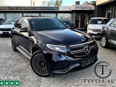 Mørkblåmetal Brugt 2021 Mercedes EQC400 AMG line SUV | 389.800 kr. (Lidt for dyr)