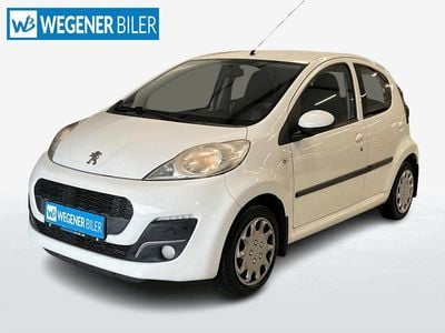 Hvid Brugt 2013 Peugeot 107 Active Hatchback | 26.600 kr. (God pris)