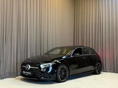 Brugt Mercedes A200 AMG line 163 HK (119 kW) 2018 Sortmetal