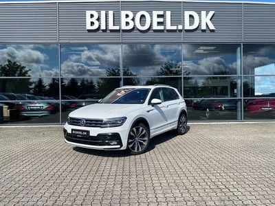 Hvid Brugt 2017 VW Tiguan R-line SUV | 299.800 kr.