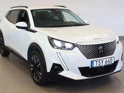 Hvid Brugt 2021 Peugeot e-2008 Allure SUV | 119.900 kr. (Fair pris)