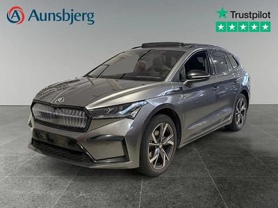 Grå metal Brugt 2023 Skoda Enyaq iV SportLine SUV | 269.500 kr. (Lidt for dyr)