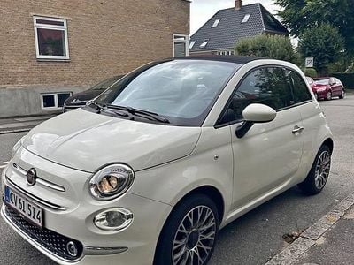 Brugt Fiat 500C Star 69 HK (50 kW) 2020 Hvid Cabriolet