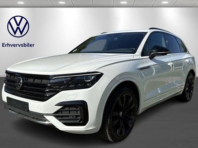 Hvid Brugt 2021 VW Touareg R-line SUV | 5.955 kr.