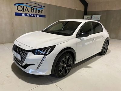 Hvid Brugt 2023 Peugeot e-208 GT Hatchback | 199.900 kr. (Dyr)
