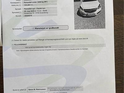 Brugt Opel Insignia 170 HK (125 kW) 2017 Hvid Stationcar
