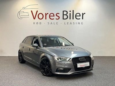 Gråmetal Brugt 2016 Audi A3 Sportback Sport Hatchback | 156.900 kr. (Lidt for dyr)
